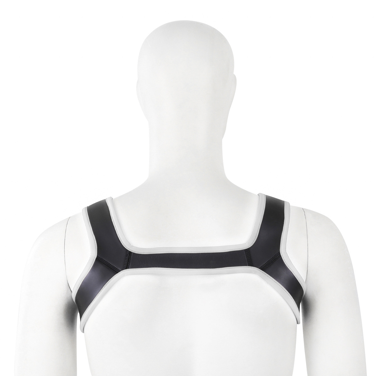 Neopren Harness - schwarz-grey