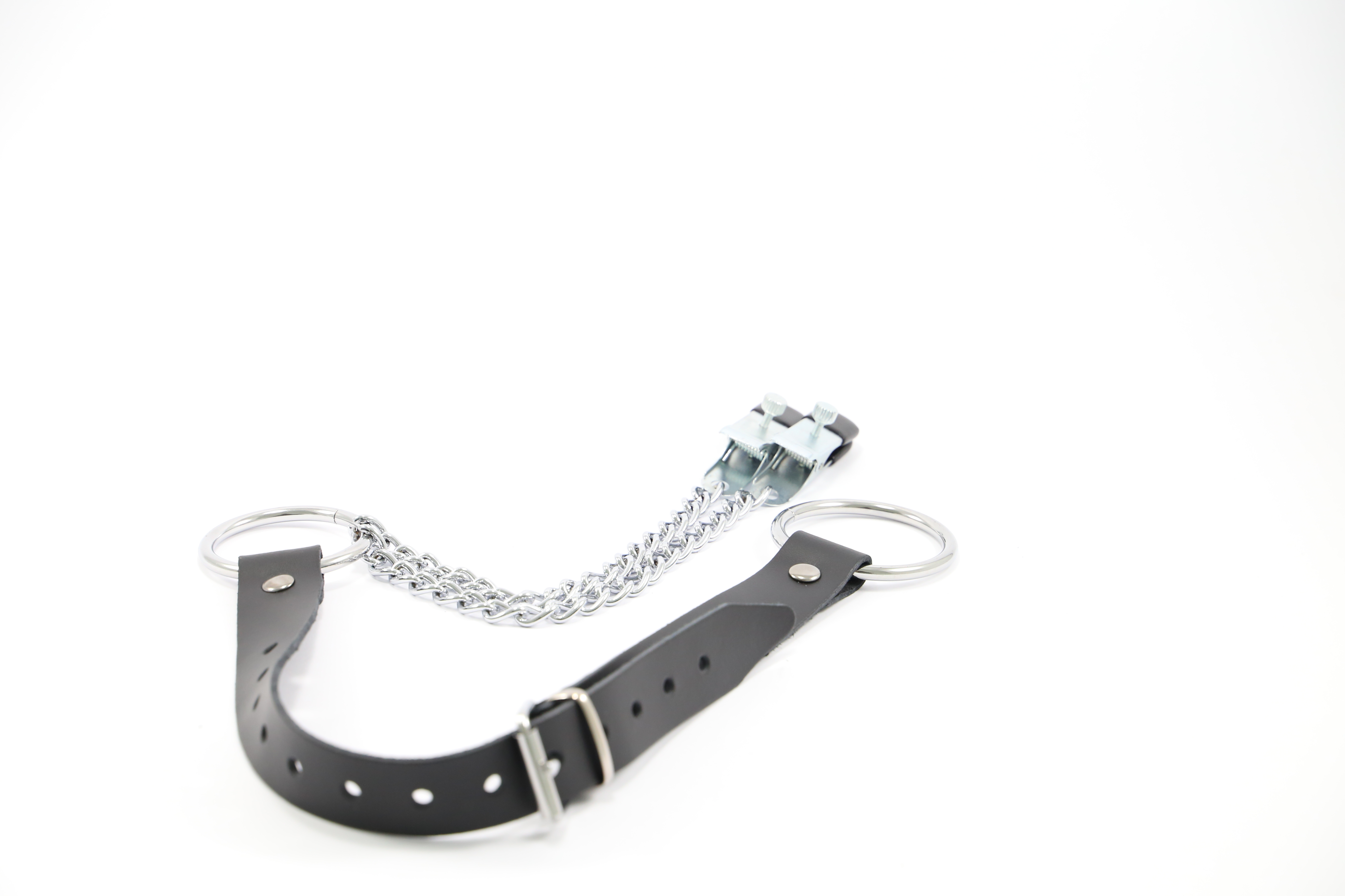 Zaumzeug Kette mit Leder