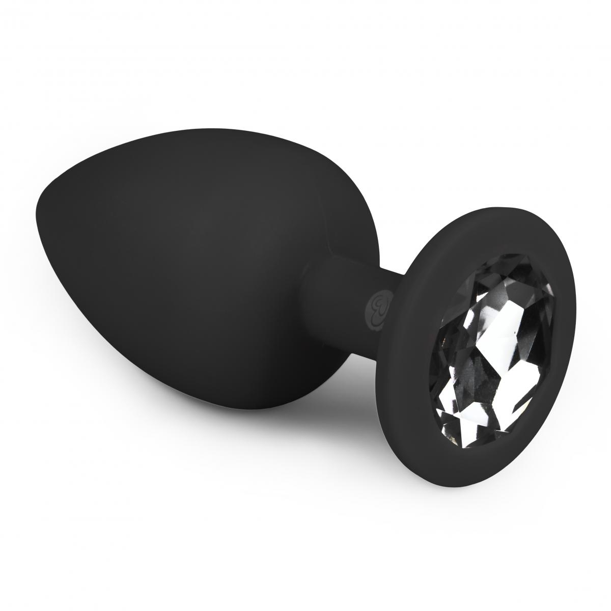 Diamond Analplug mittelgroß - schwarz