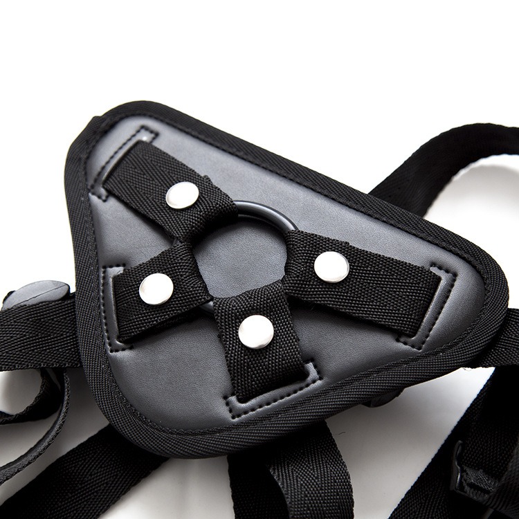 Strap-On "Chastity-Expert" aus PU-Leder in schwarz