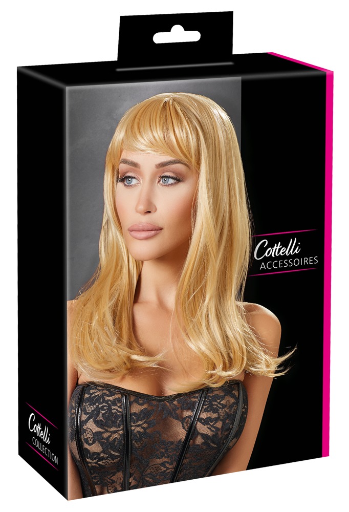 Perücke blond lang