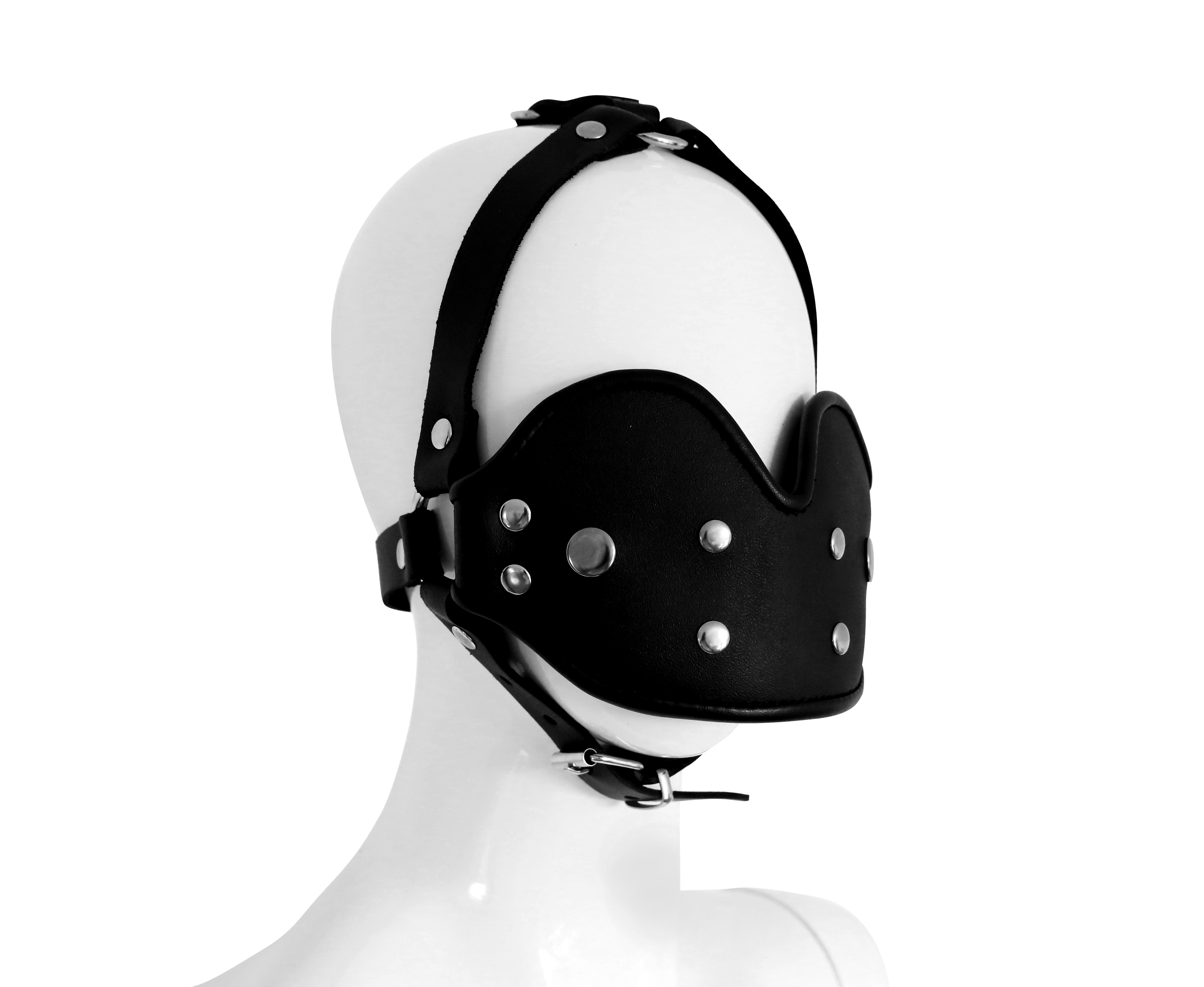 Leder Mund Knebel Maske