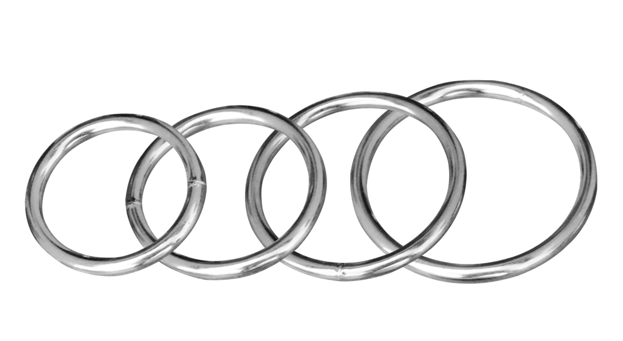 Metallpenisring 4Set