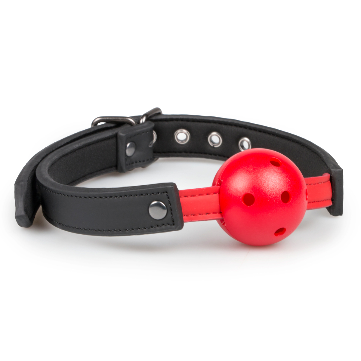 Ballknebel mit PVC-Ball-Rot