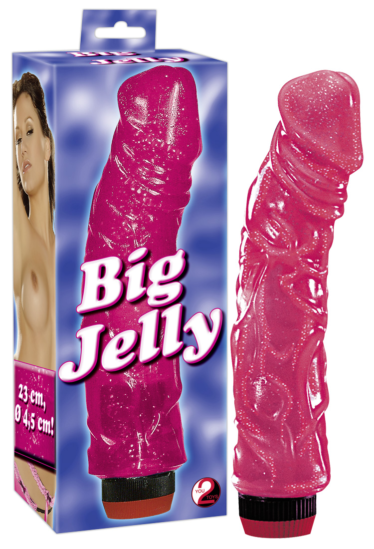 Big Jelly Vibrator rosa