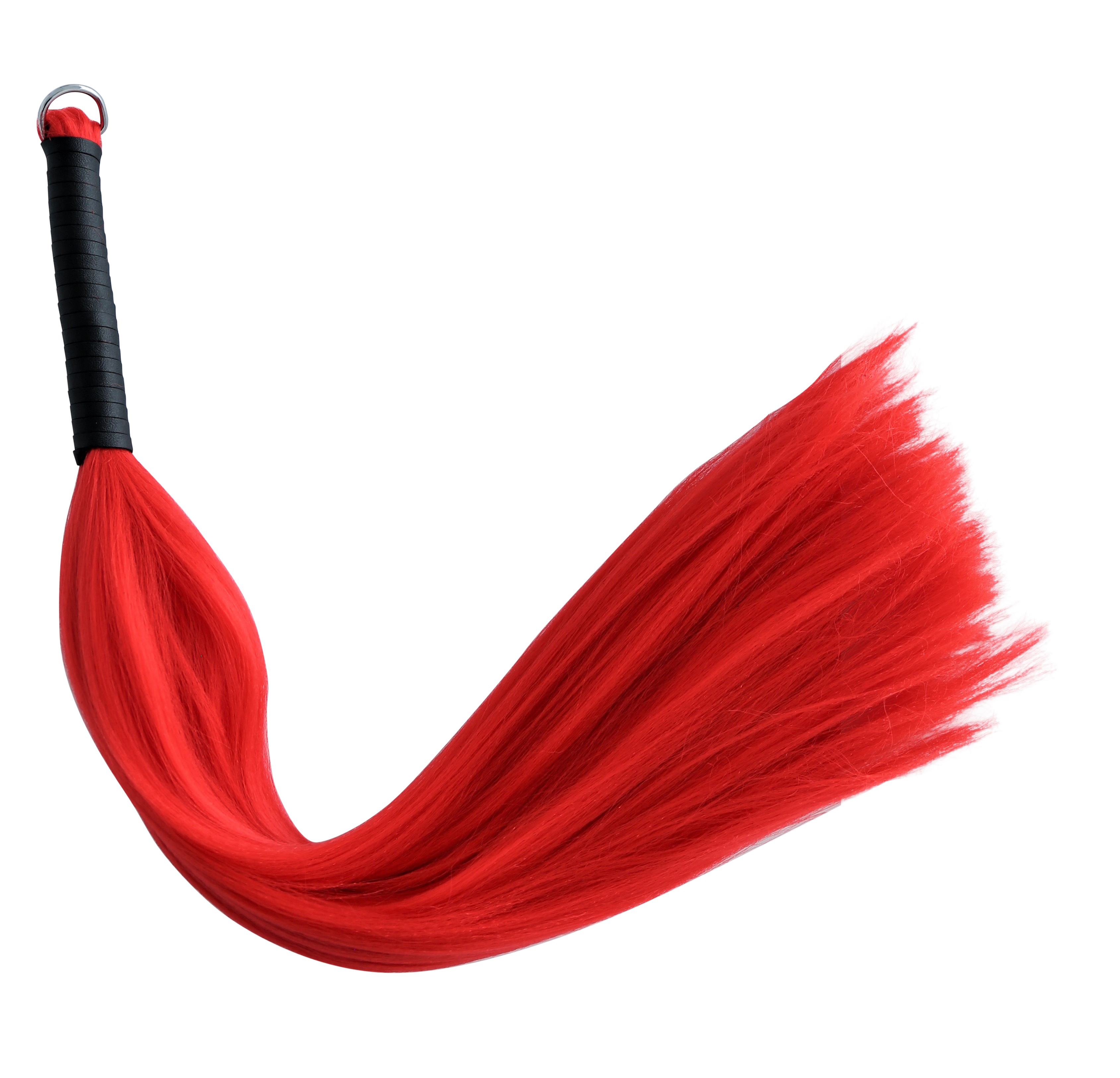 Flogger - HAIR whip red devil "Pull my hair and spank me"