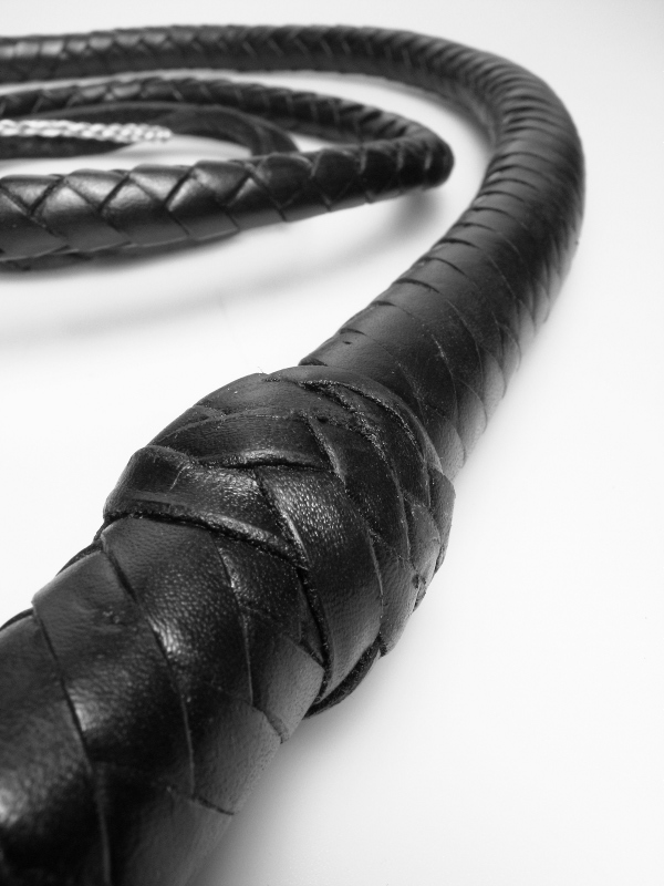 Lady Bull Whip 160cm schwarz - Bullwhip aus Rindsleder