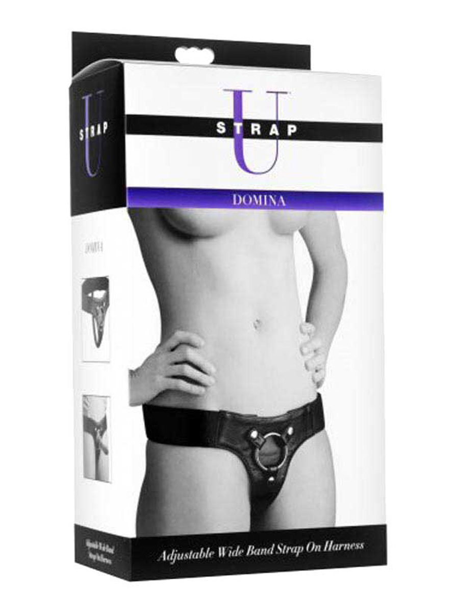 Strap-on Harness aus Leder in Schwarz