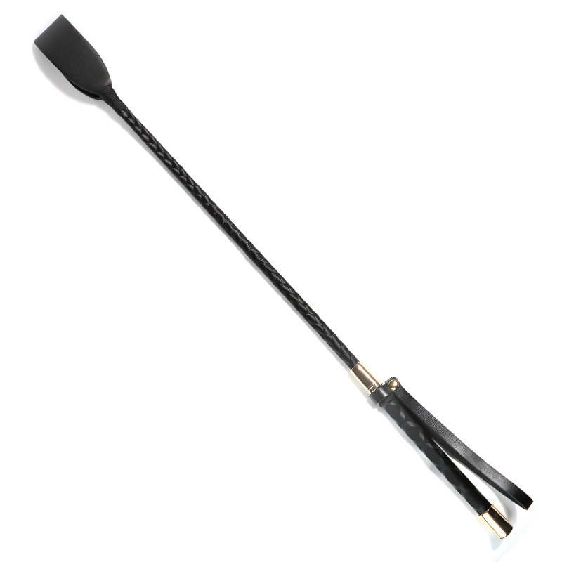 Gerte „Noir & Gold“ – Verführung in Perfektion - Länge 59 cm