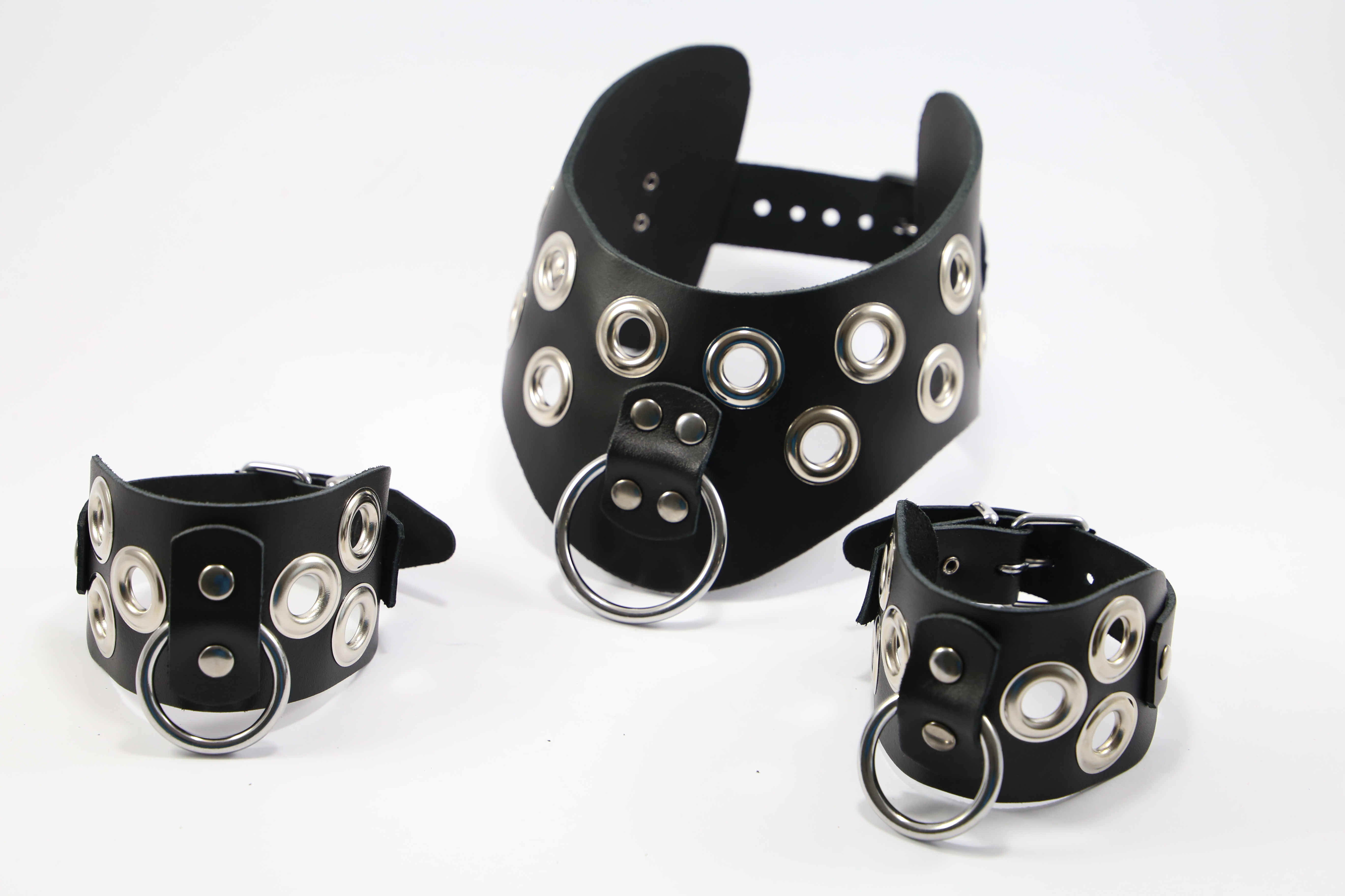 Hals Handfessel Set