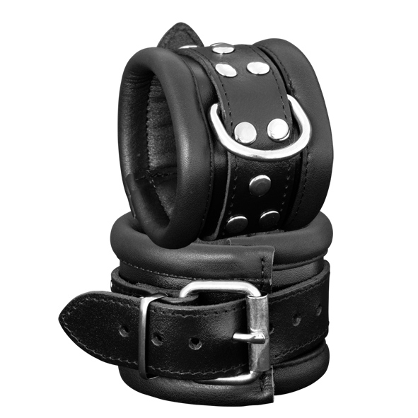 High Quality - Handfesseln schwarz BlackSlave robust