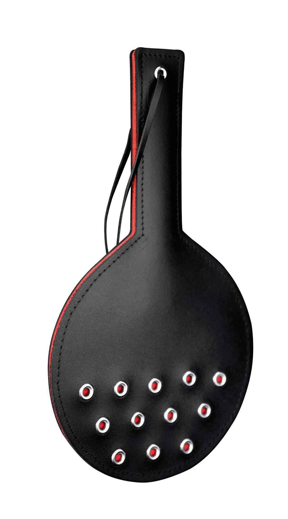 Lederpaddle mit Ösen