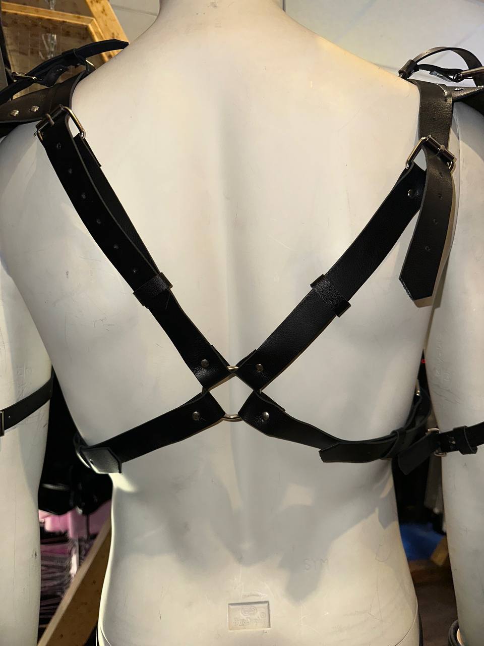PU-Leder Harness "Gladiator"