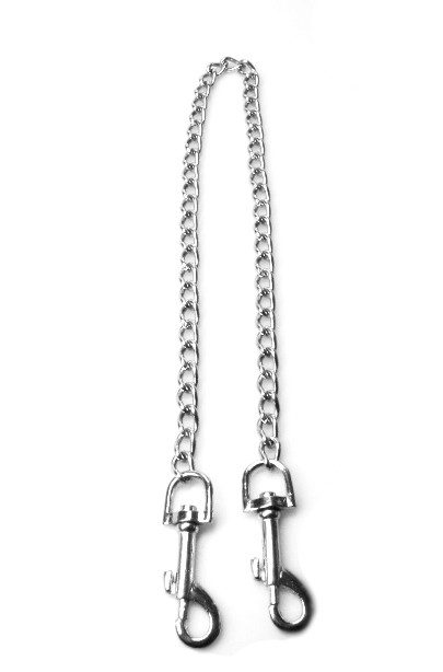 Karabinerhaken mit Kette, Länge ca. 60cm