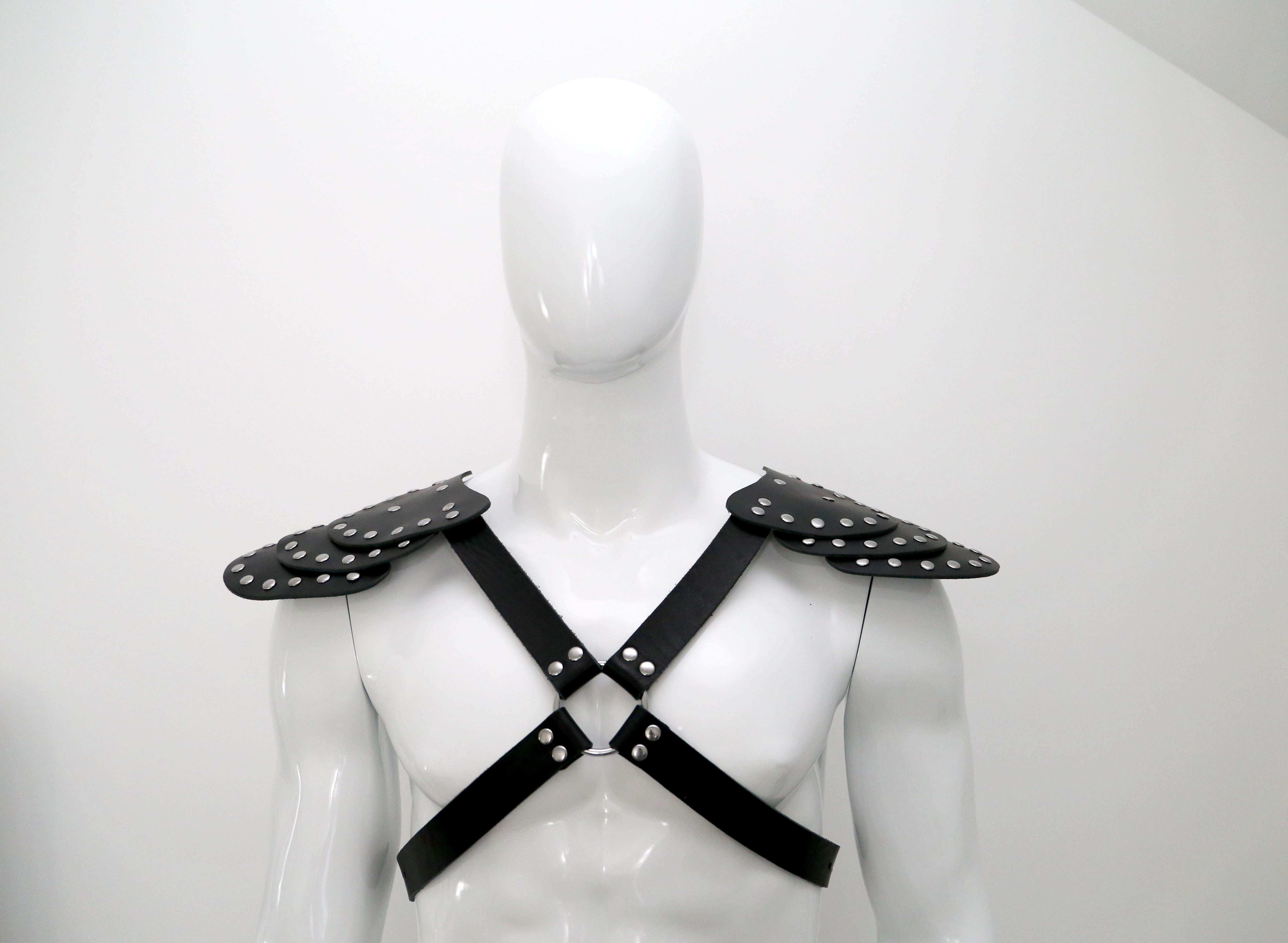 Leder Harness "Gladiator" SET