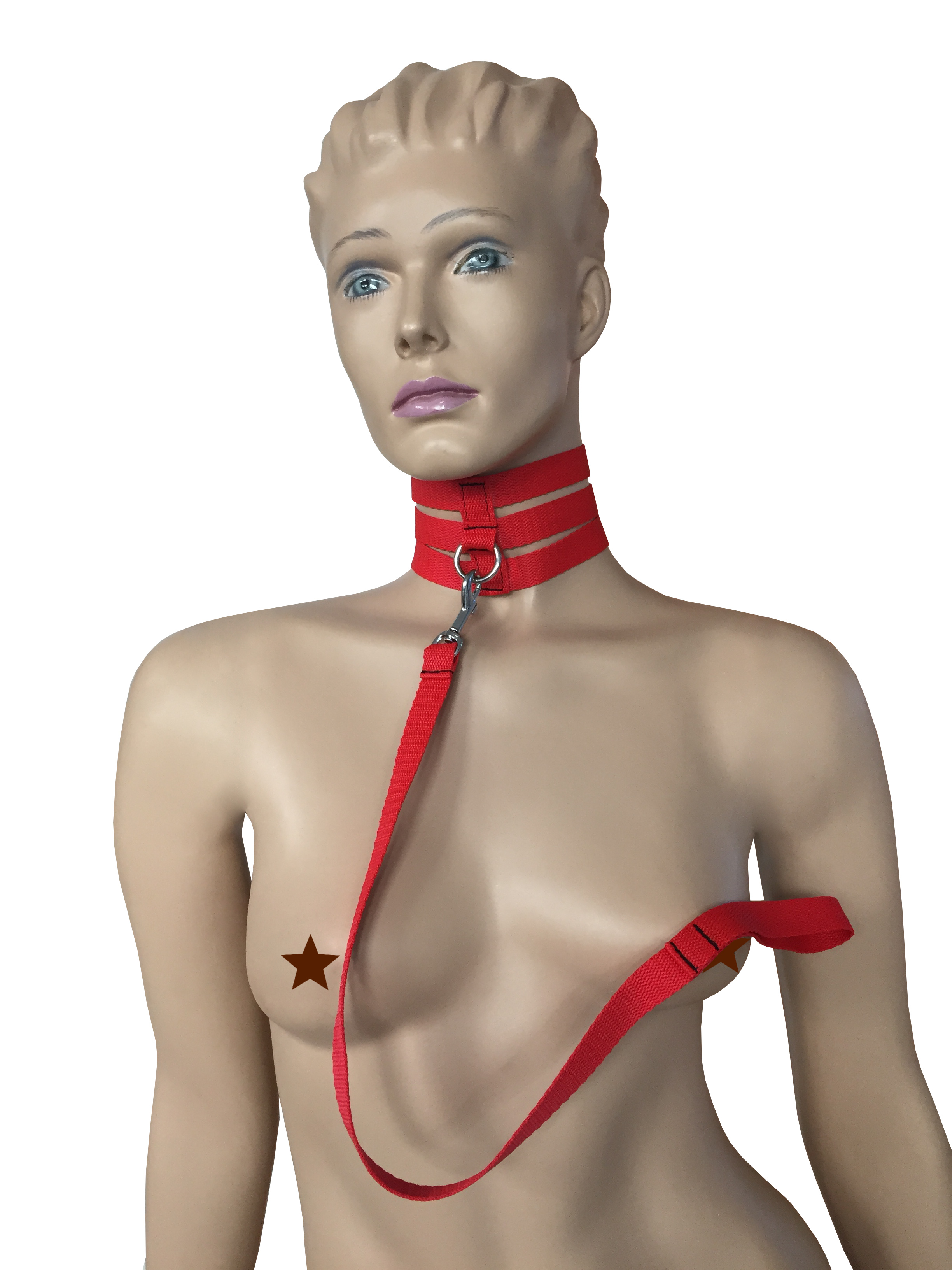 Halsband aus PP mit Leine