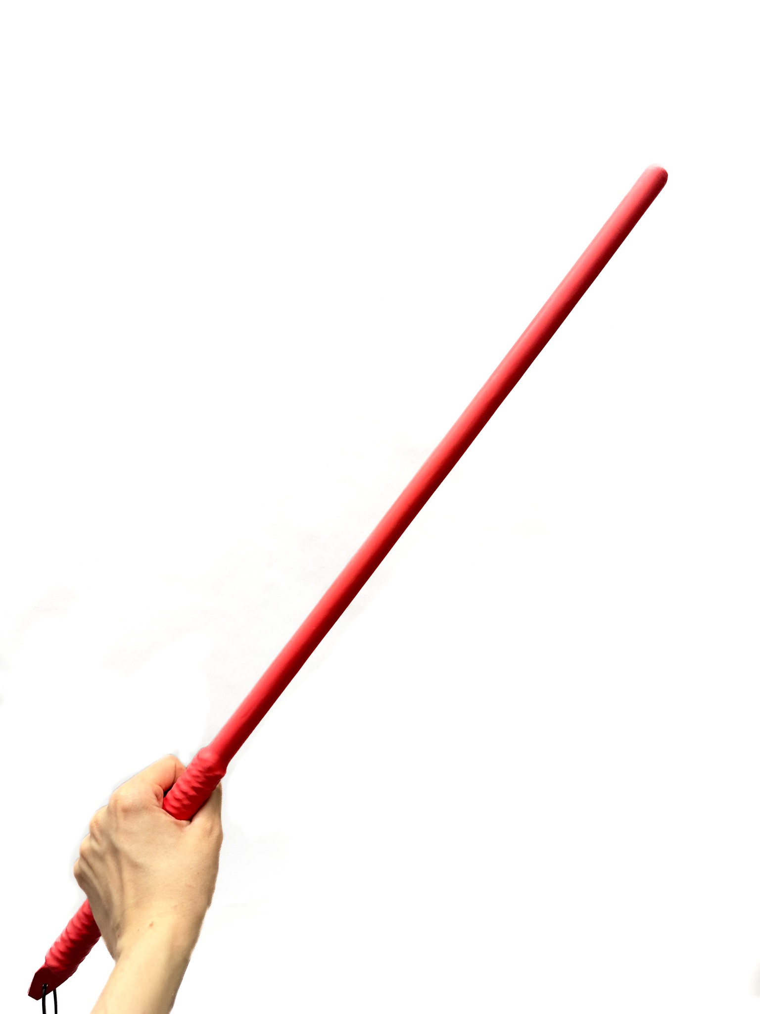ROHRSTOCK Kunststoff - Extrem Rohrstock Prügel rot, Länge ca. 65cm