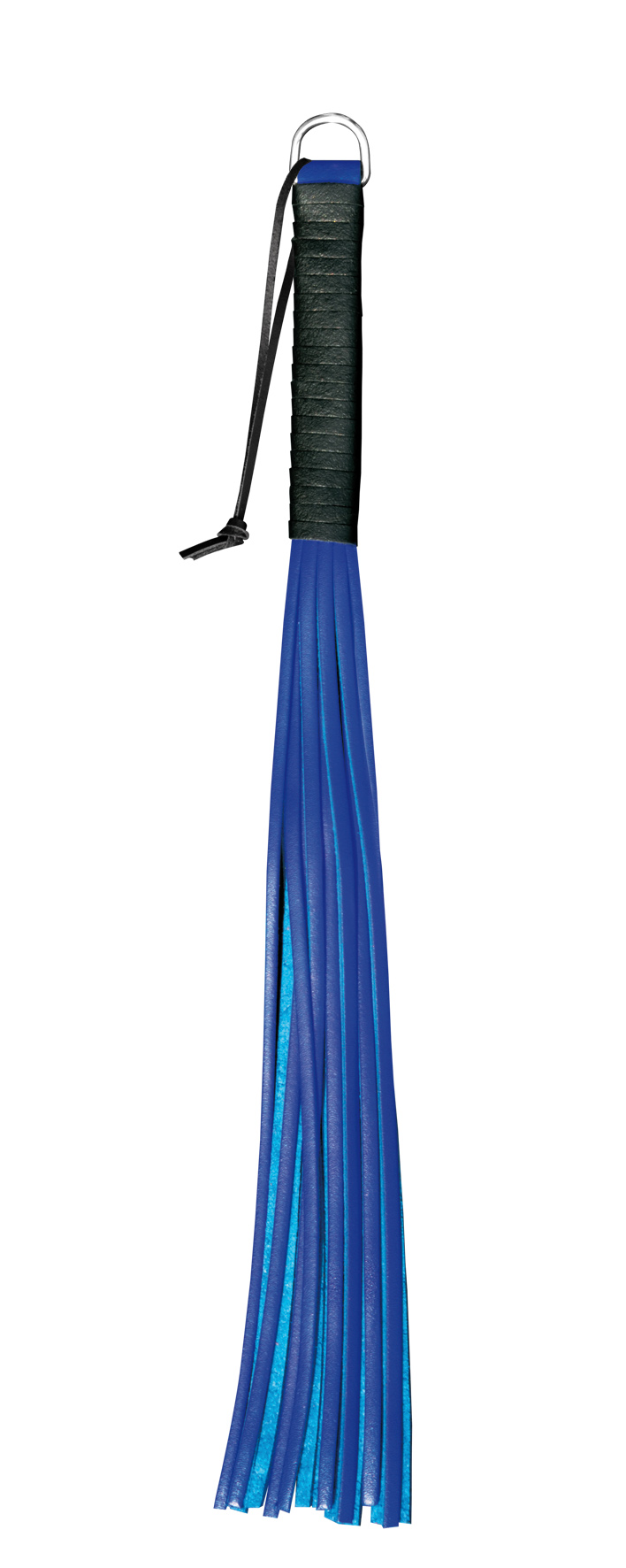 Leder Peitsche Susi blau