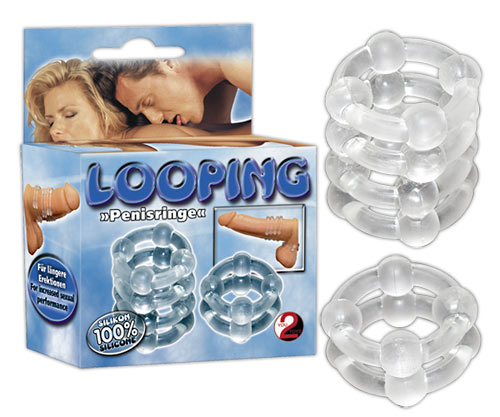 2er Silicon Ringeset "Looping"
