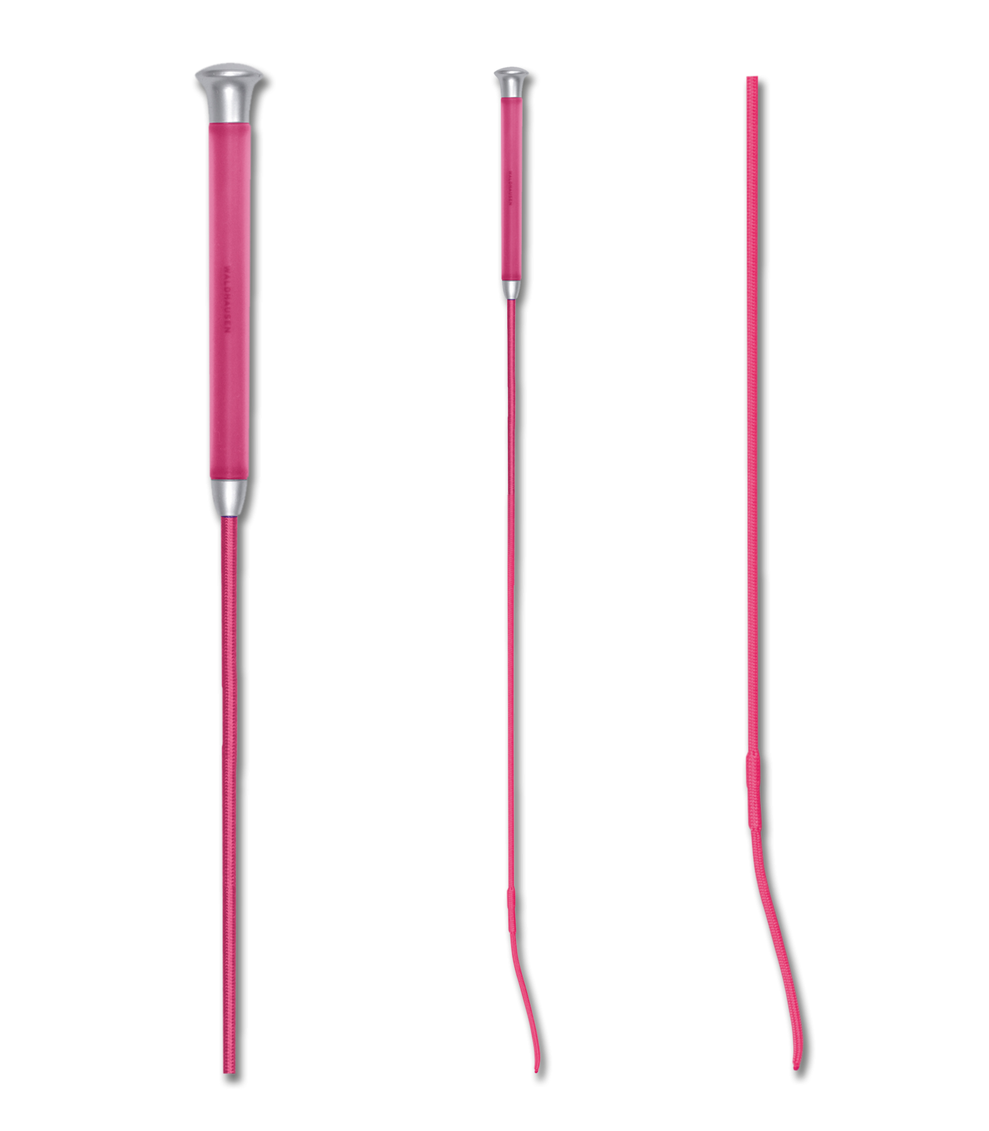 Dressurgerte mit Gelgriff in pink
