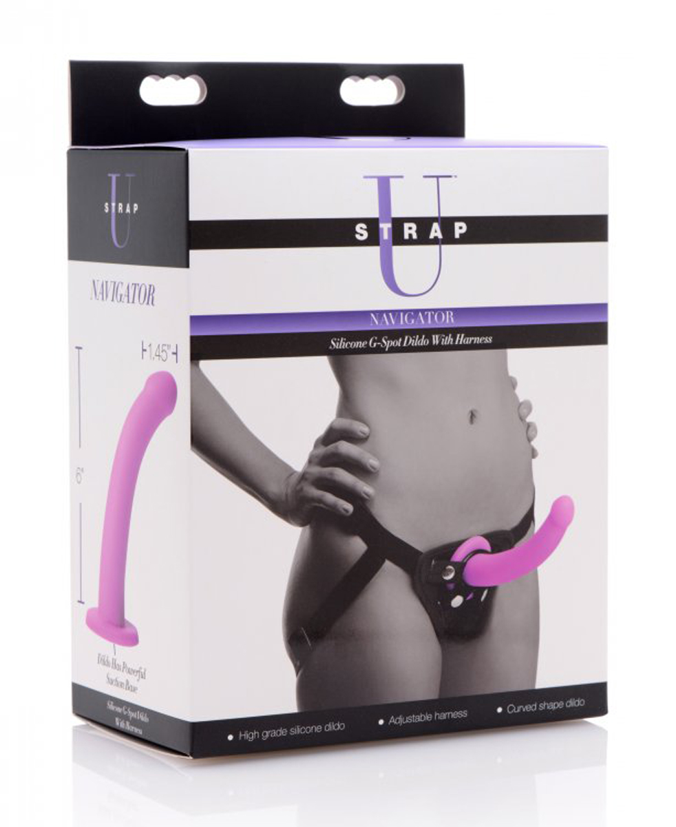 Navigator Silikon G-Punkt Dildo zum Umschnallen