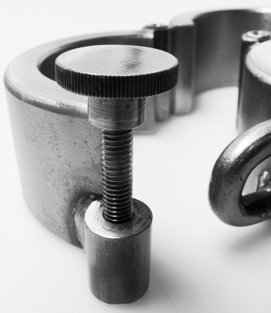 PRANGER METALL - Stahlset gedreht Hand+Fuss mit Raendelverschluss