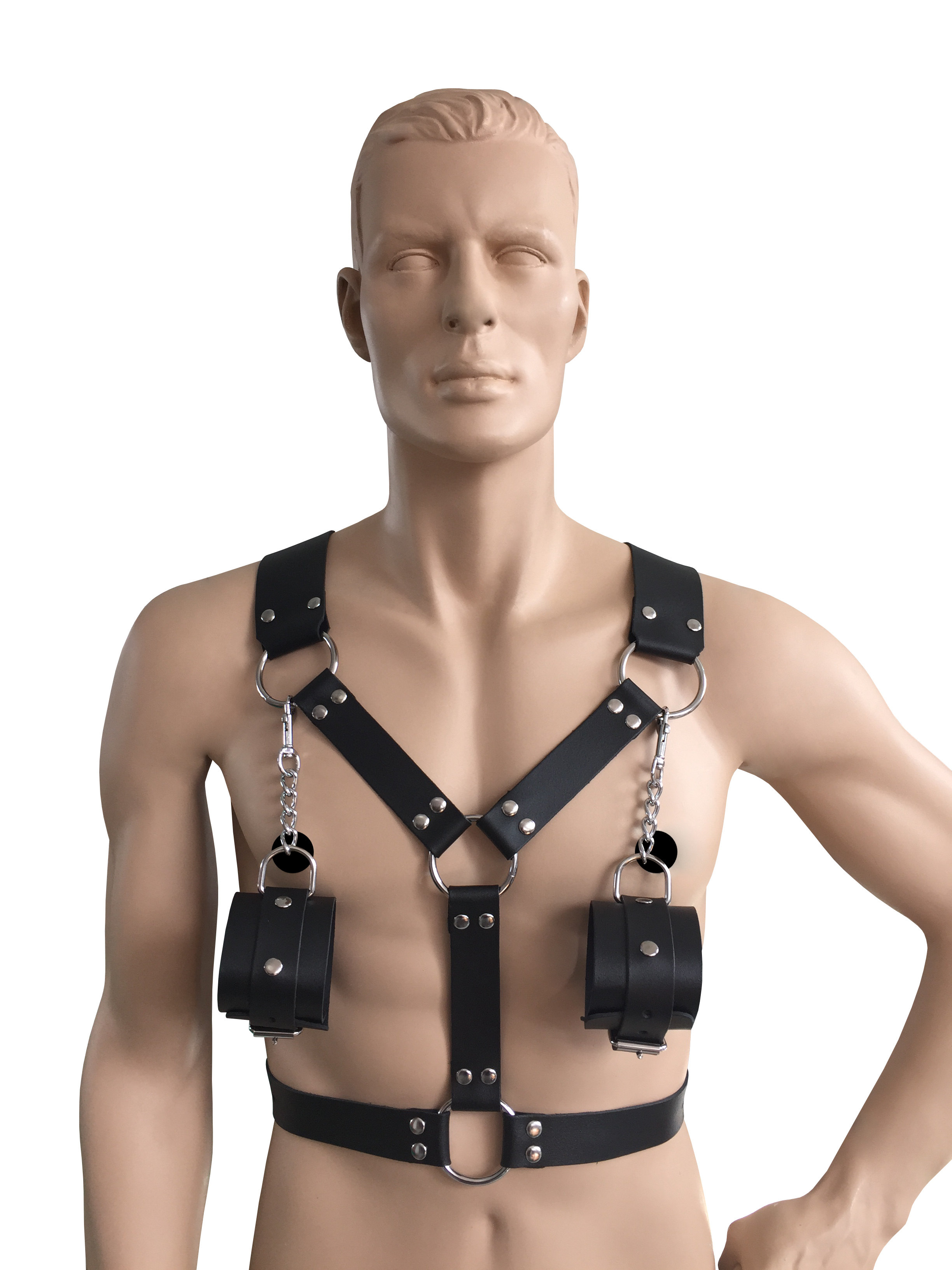 Männerharness mit Handfessel