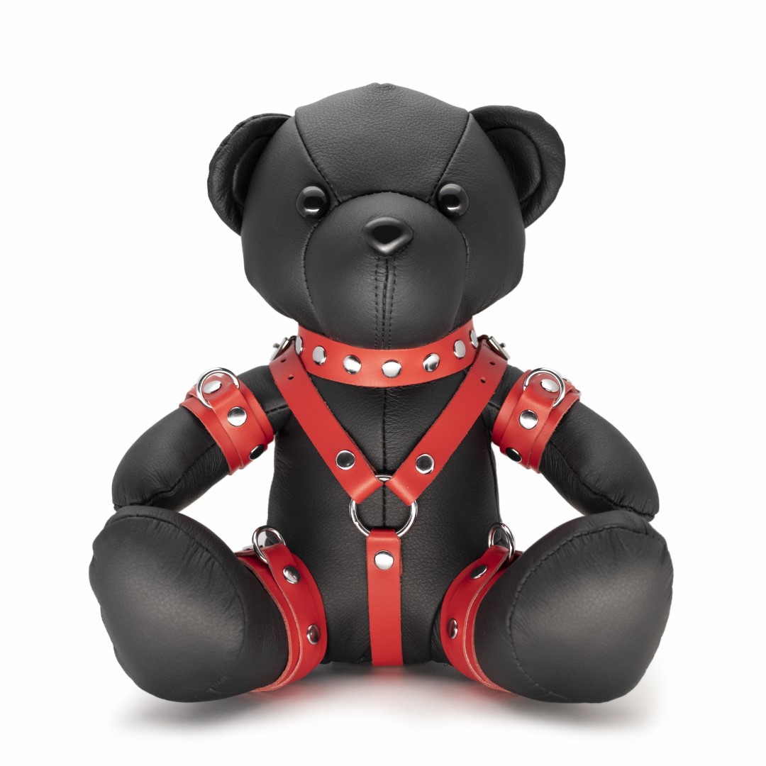 "EDDY" the BDSM-Teddy - rot