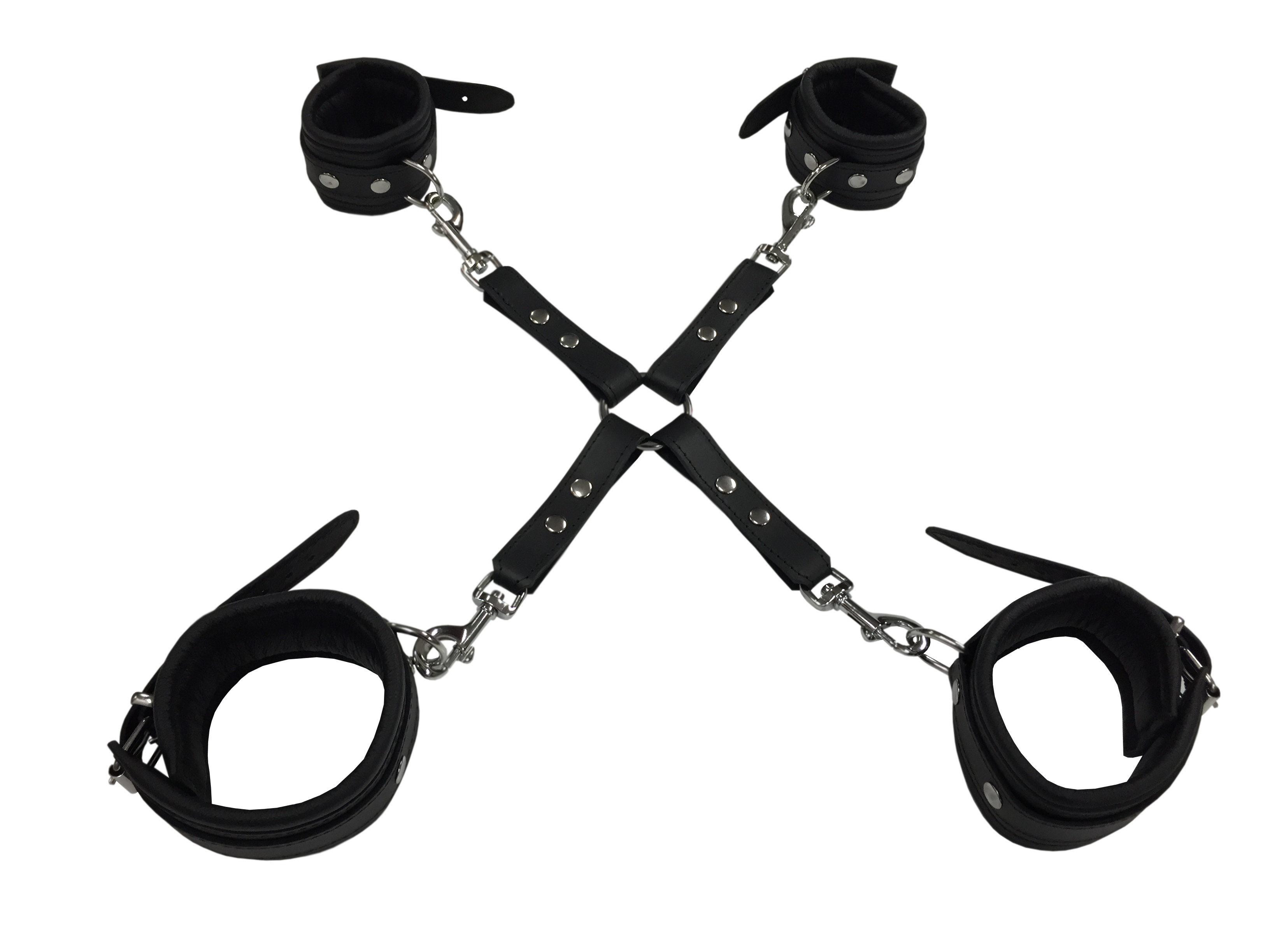 Universalverbindungsgurt mit Karabinerhaken "Hogtie" Hand und Fußfesseln