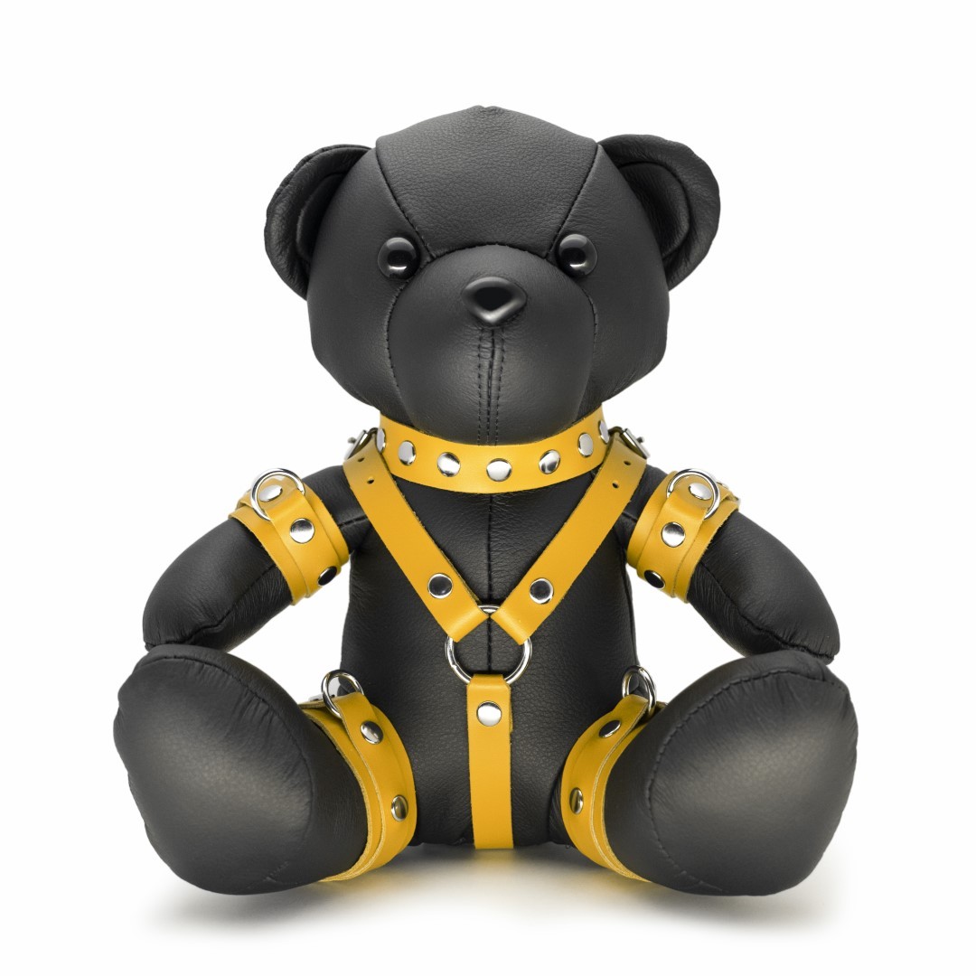 "EDDY" the BDSM-Teddy - gelb